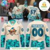 San Jose Barracuda Hockey Jersey Teddy Bear Special Fan Apparel