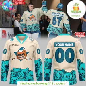 San Jose Barracuda Teddy Bear Special Hockey Jersey