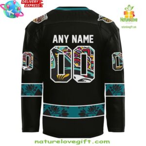 San Jose Sharks 2025 South Asian Heritage Special Hockey Jersey