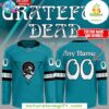 San Jose Sharks Grateful Dead 2025 Blue Hockey Jersey