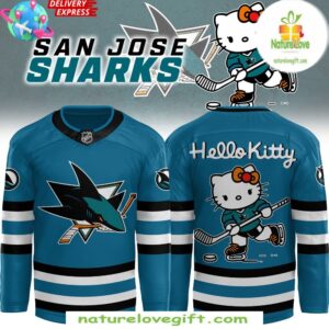 San Jose Sharks Hello Kitty Hockey Jersey Special Edition