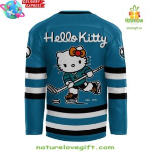 San Jose Sharks X Hello Kitty Special Hockey Jersey
