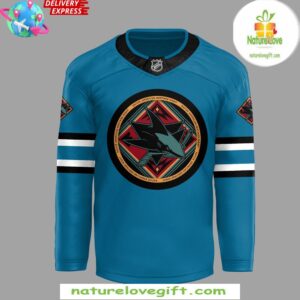 San Jose Sharks Native American Heritage Night Custom Hockey Jersey
