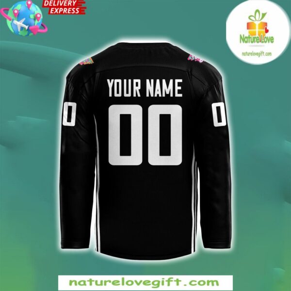 San Jose Sharks Los Tiburones 2025 Black Hockey Jersey