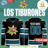 San Jose Sharks Los Tiburones 2025 Hockey Jersey NHL Fan Gear