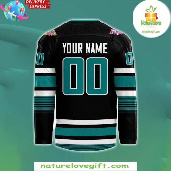 San Jose Sharks Los Tiburones 2025 Hockey Jersey NHL Fan Gear