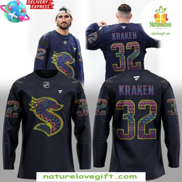 Seattle Kraken 2025 Hispanic Heritage Jersey Hockey