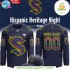 Seattle Kraken 2025 Hispanic Heritage Jersey Hockey Custom