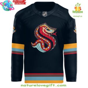 Seattle Kraken Lunar New Year Night 2025 Custom Hockey Jersey
