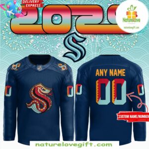 Seattle Kraken 2025 Lunar New Year NHL Hockey Jersey