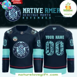 Seattle Kraken 2025 Native Heritage Hockey Jersey