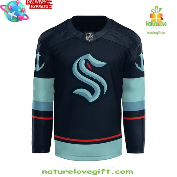 Seattle Kraken Hello Kitty Hockey Jersey Special Edition