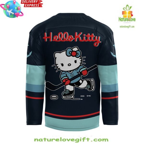 Seattle Kraken Hello Kitty Hockey Jersey Special Edition