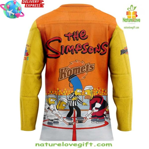 Simpsons Fort Wayne Komets Hockey Jersey Special Edition