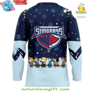 South Carolina Stingrays Peanuts Night Specialty Hockey Jersey