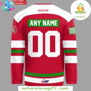 Spokane Chiefs Christmas 2024 Hockey Jersey
