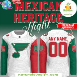 St Louis Blues 2025 Mexican Heritage Night Hockey Jersey
