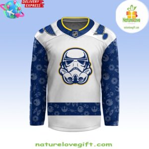 St Louis Blues x Star Wars Night 2024 Hockey Jersey
