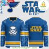 St Louis Blues Star Wars Night 2025 Hockey Jersey Blue