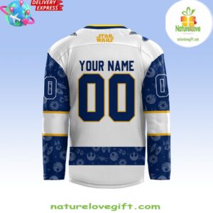 St Louis Blues x Star Wars Night 2024 Custom Hockey Jersey
