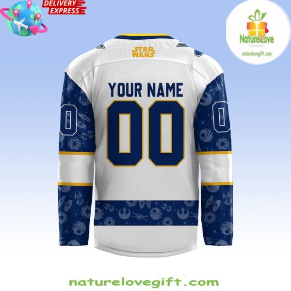 St Louis Blues Star Wars Night 2025 Hockey Jersey Custom