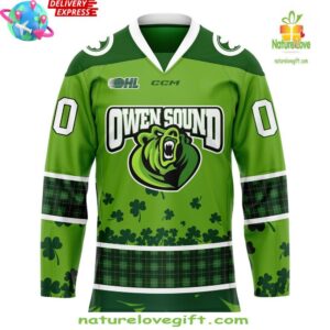 Owen Sound Attack x St Patricks Day 2025 Hockey Jersey