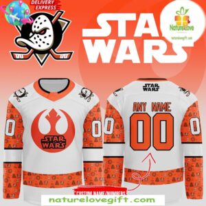 Star Wars Anaheim Ducks Custom Hockey Jersey