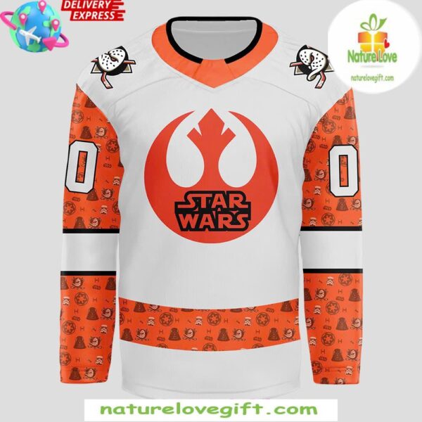 Star Wars Anaheim Ducks Custom Hockey Jersey