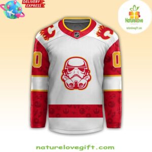 Calgary Flames x Star Wars Night Custom Hockey Jersey
