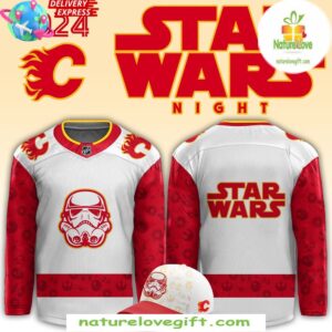 Star Wars Calgary Flames Hockey Jersey Game Night