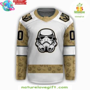 Vegas Golden Knights x Star Wars Night 2024 Custom Hockey Jersey