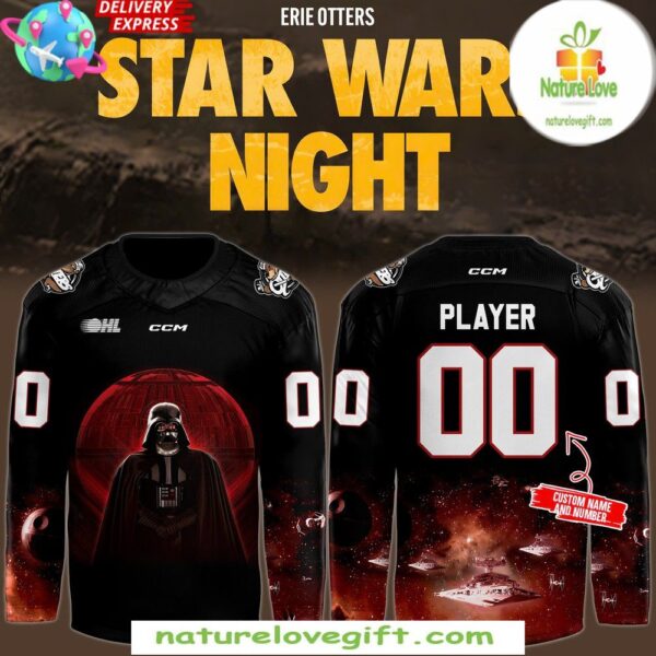 Star Wars Night Jersey 2025 Erie Otters Hockey