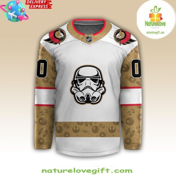 Star Wars Ottawa Senators Hockey Jersey Custom Night