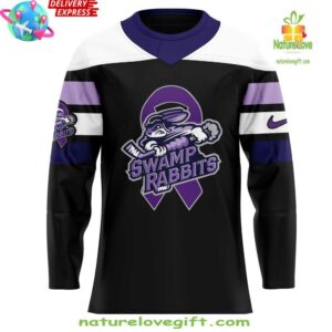 Greenville Swamp Rabbits Fight Cancer Special Jersey