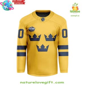 Sweden Ice Hockey 4 Nation Face Off 2025 Hockey Jersey