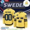 Sweden Ice Hockey Jersey 2025 4 Nation Face-Off