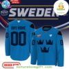 Sweden NHL 4 Nations Hockey Jersey Premium Second
