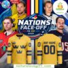 Swedish Team Hockey Jersey 4 Nations Face-Off 2025 Special Edition