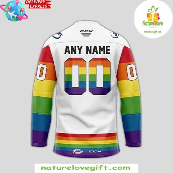 Syracuse Crunch 2025 Pride Hockey Jersey White