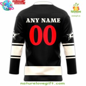 2025 Texas Rangers x Dallas Stars Night Edition Hockey Jersey InspirDG 3