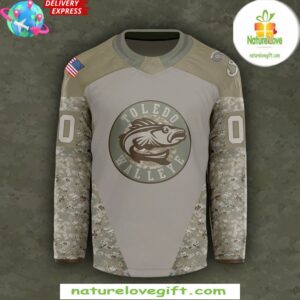 Toledo Walleye Military Appreciation Night 2024 Hockey Jersey