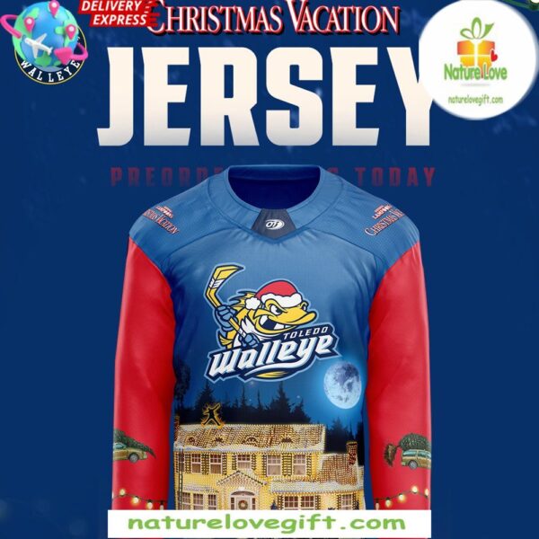 Toledo Walleye Christmas Vacation 2025 Hockey Jersey