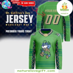Toledo Walleye St CatTricks Day 2025 Hockey Jersey