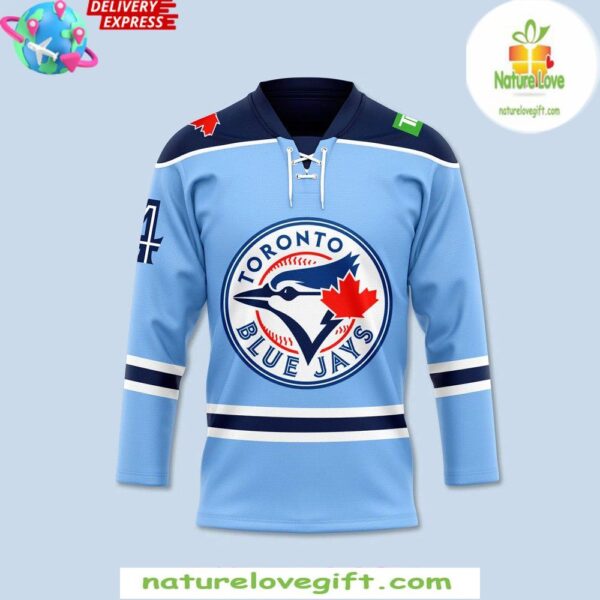 Toronto Blue Jays 2025 Springer Hockey Jersey MLB