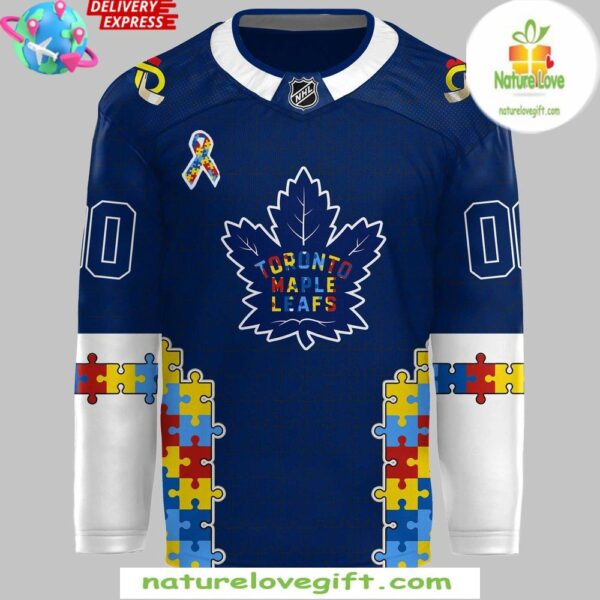Toronto Maple Leafs 2025 Autism Awareness Jersey Hockey Night