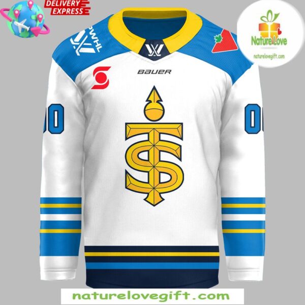 Toronto Maple Leafs 2025 White Hockey Jersey Sceptres New Season