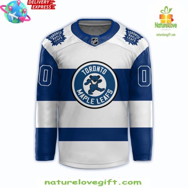 Toronto Maple Leafs Grateful Dead 2025 Hockey Jersey