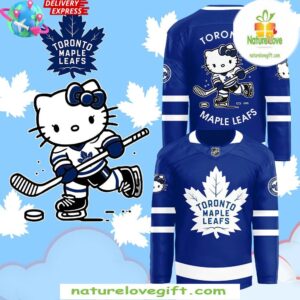 Toronto Maple Leafs Hello Kitty 50th Anniversary Jersey Blue
