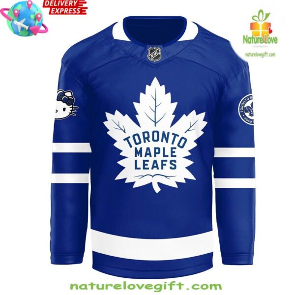 Toronto Maple Leafs Hello Kitty 50th Anniversary Jersey Blue