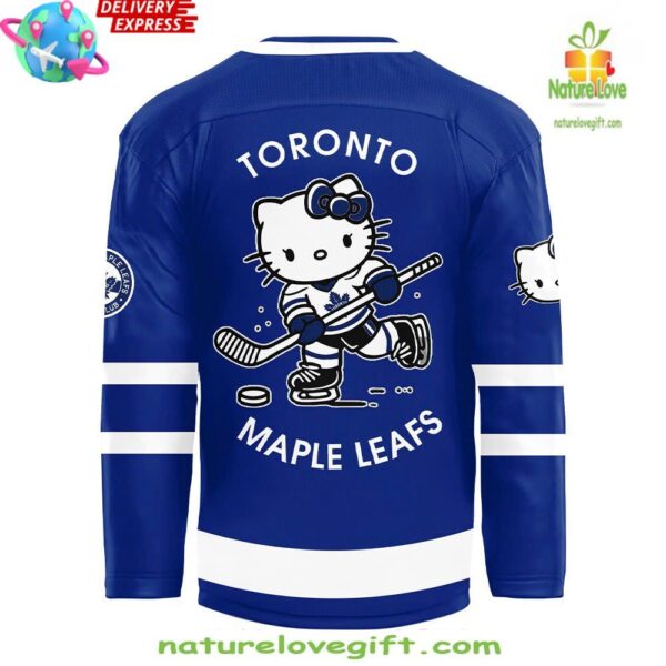 Toronto Maple Leafs Hello Kitty 50th Anniversary Jersey Blue